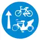 Compulsory cycle track
