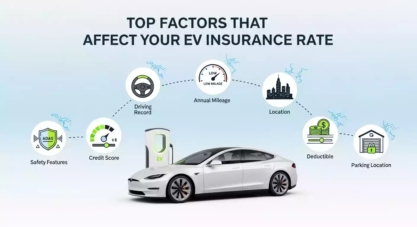 Electric Vehicle Insurance: Costs, Coverage & Best Rates 2026 2 Top Factors That Affect Your Electric Vehicle Insurance Rate